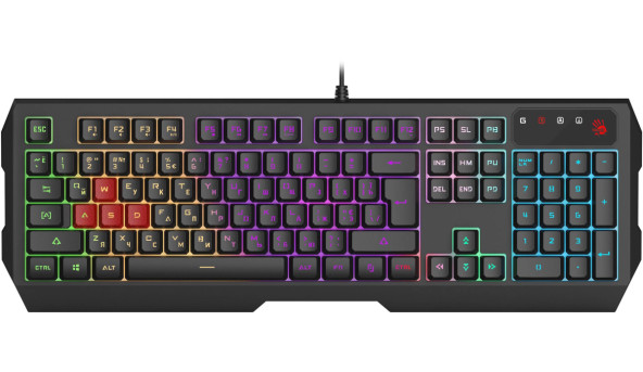 Клавіатура ігрова механічна A4-Tech B140N Bloody, USB чорна