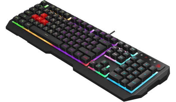 Клавіатура ігрова механічна A4-Tech B140N Bloody, USB чорна - 575238