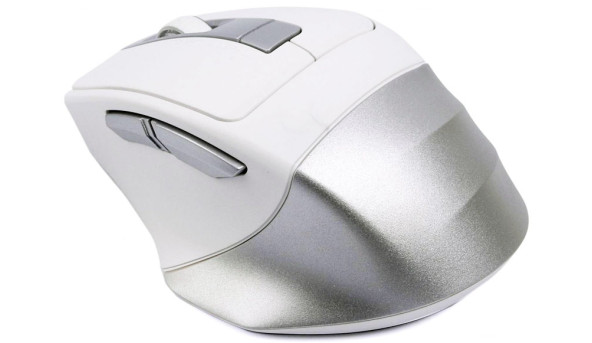 Мишка A4-Tech Fstyler FB35CS, бездротова, 6 кн., 2400 dpi, безшумна, BT+RF (Combo), біла - 575284