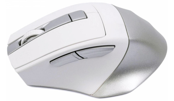 Мишка A4-Tech Fstyler FB35CS, бездротова, 6 кн., 2400 dpi, безшумна, BT+RF (Combo), біла - 575284