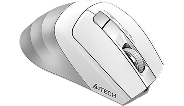 Мишка A4-Tech Fstyler FB35CS, бездротова, 6 кн., 2400 dpi, безшумна, BT+RF (Combo), біла - 575284