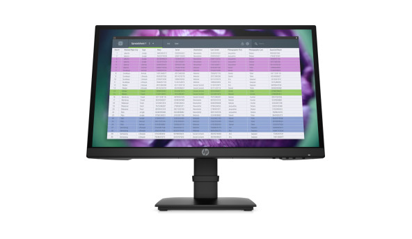 TFT 21.5" HP P22 G4 FHD IPS ,VGA, DP, HDMI, темно сірий