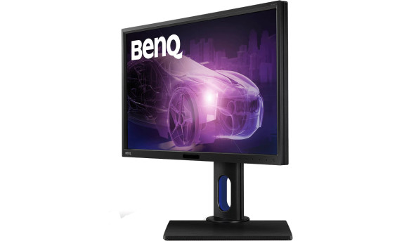 TFT 23.8" BenQ BL2420PT, QHD, IPS, DVI-DL, DP, HDMI, USB, Pivot, HAS, колонки, чорний - 575405