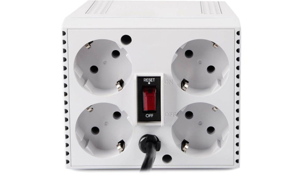 Стабілізатор напруги PowerCom TCA-1200 білий - 575431