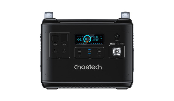 Зарядна станція Choetech BS006 2000Вт (1997Вт/г) AC,LiFePo4,MPPT, UPS, USB-C PD100 Вт