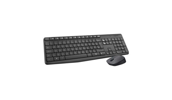 Комплект Logitech Cordless Desktop MK235, чорний - 575819