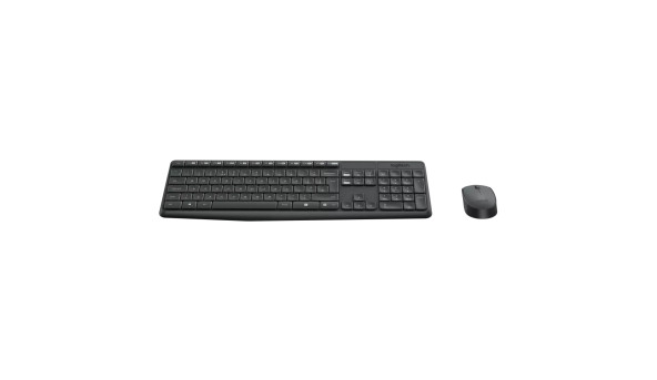 Комплект Logitech Cordless Desktop MK235, чорний - 575819