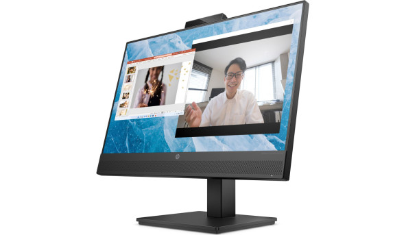 TFT 23.8" HP M24m, IPS, HDMI, DP, USB-С, Cam, HAS, колонки, чорний - 575939