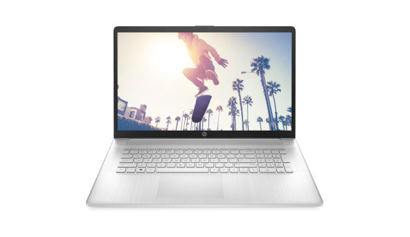 HP 17-cp2010ua 17.3" FHD IPS, 250n/Ryzen 3-7320U (4.1)/8Gb/SSD256Gb/Radeon/DOS/Сріблястий