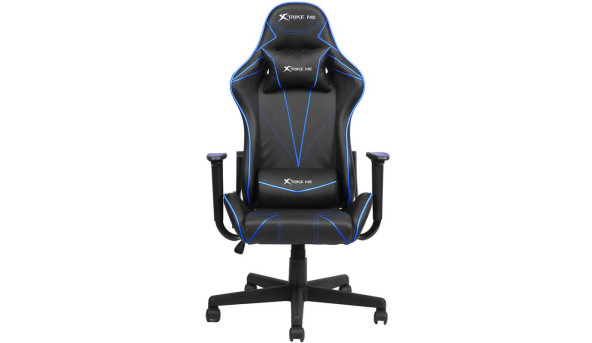 Крісло ігрове XTRIKE ME Advanced Gaming Chair GC-909, 50мм, чорно-сине