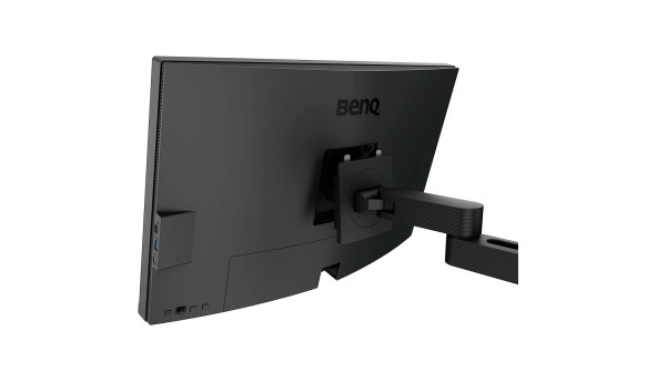 TFT 27" BenQ PD2705UA, IPS, 4K UHD, 99% sRGB, HDMI, DP, USB-C, USB-hub, HAS, колонки, темно-сірий - 576307