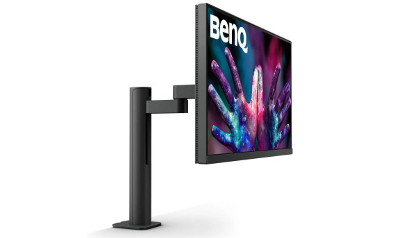 TFT 27" BenQ PD2705UA, IPS, 4K UHD, 99% sRGB, HDMI, DP, USB-C, USB-hub, HAS, колонки, темно-сірий - 576307