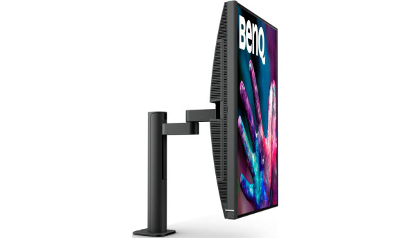 TFT 27" BenQ PD2705UA, IPS, 4K UHD, 99% sRGB, HDMI, DP, USB-C, USB-hub, HAS, колонки, темно-сірий - 576307