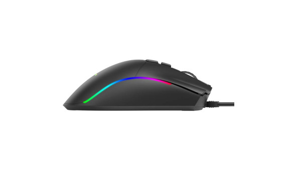 Мишка XTRIKE ME GM-226, ігрова, USB, 7200dpi., 7кн.,RGB, чорна - 576380