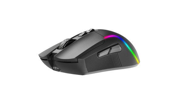 Мишка XTRIKE ME GM-313, ігрова 7200dpi., 7кн.,RGB, чорна - 576382