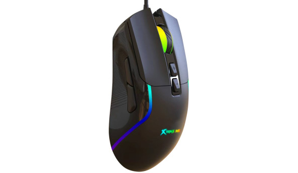 Мишка XTRIKE ME GM-313, ігрова 7200dpi., 7кн.,RGB, чорна