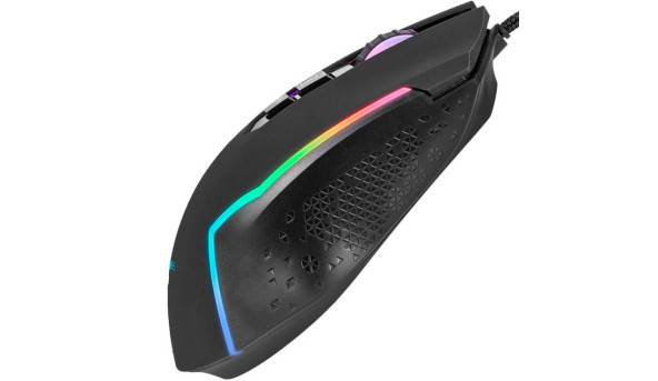 Мишка XTRIKE ME GM-327, ігрова 8000dpi., 7кн., RGB, програмування, чорна - 576388