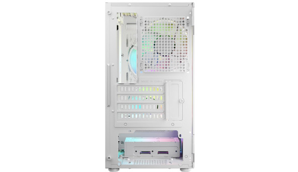 Корпус LogicConcept PORTOS MESH+GLASS ARGB fans 3x120mm WHITE без БЖ mATX - 576409