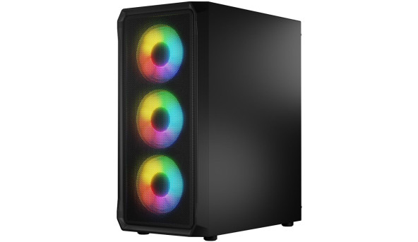 Корпус LogicConcept PORTOS MESH+GLASS ARGB fans 4x120mm BLACK без БЖ ATX - 576411