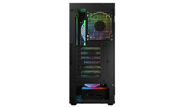 Корпус LogicConcept ARAMIS MESH+GLASS ARGB fans 4x120mm BLACK без БЖ ATX - 576413
