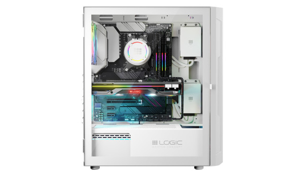 Корпус LogicConcept ARAMIS MESH+GLASS ARGB fans 4x120mm WHITE без БЖ ATX - 576415