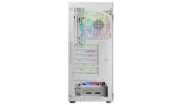 Корпус LogicConcept ARAMIS MESH+GLASS ARGB fans 4x120mm WHITE без БЖ ATX - 576415