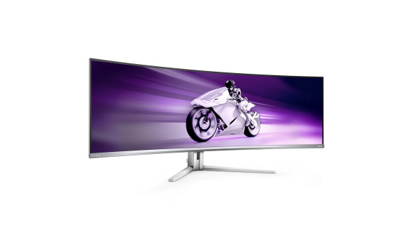 TFT 49" Philips 49M2C8900, OLED, DQHD, 240Hz, 0.03ms, 2хHDMI, DP, USB-C, USB-hub, HAS,колонки, білий - 576417