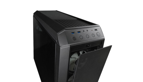 Корпус Chieftec STALLION 3 GP-03B-UC-OP 4x120mm A-RGB, USB-C, ATX, без БЖ, Black - 576447