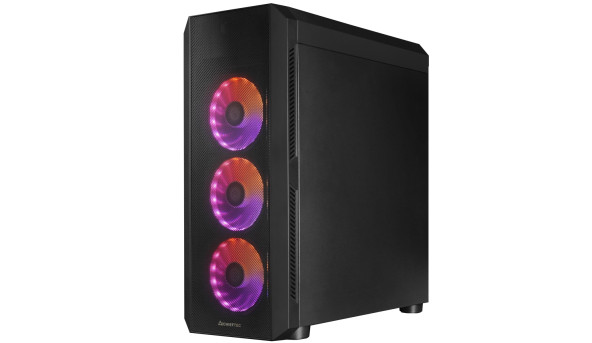 Корпус Chieftec SCORPION 4 GL-04B-UC-OP 4x120mm A-RGB, USB-C, ATX, без БЖ, Black - 576449