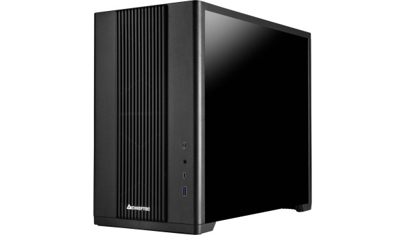 Корпус Chieftec UNI BX-10B-M-OP mATX, без БЖ, Black - 576451