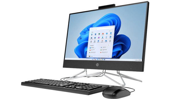 Моноблок 21.5" HP 22-dd2006ua AiO i3-1215U/8Gb/SSD256Gb/WiFi/Cam/K&M/DOS/Jet Black - 576486