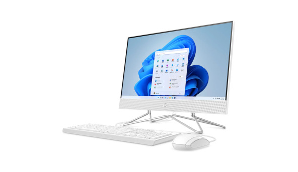 Моноблок 21.5" HP 22-dd2007ua AiO i3-1215U/8Gb/SSD512Gb/WiFi/Cam/K&M/DOS/Snow White - 576488
