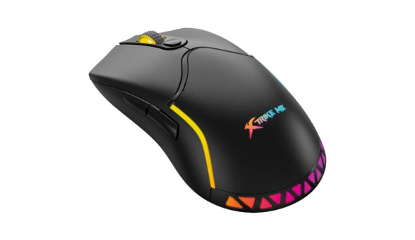Мишка XTRIKE ME GW-610, ігрова бездротова 8000dpi., 7кн., RGB, чорна - 576509