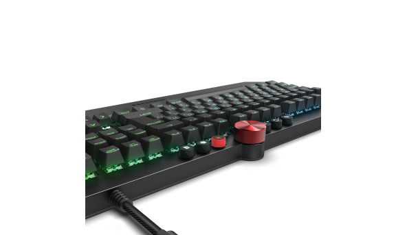 Клавіатура ігрова механічна AOC AGK700 Gaming RGB USB (Cherry Red Switch) підставка - 576561