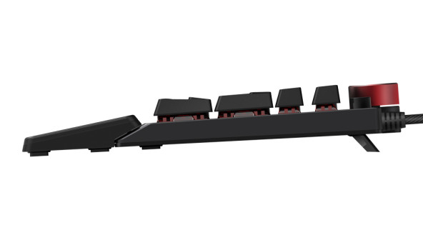 Клавіатура ігрова механічна AOC AGK700 Gaming RGB USB (Cherry Red Switch) підставка - 576561