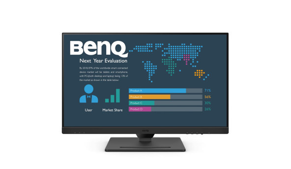 TFT 27" BenQ BL2790QT, IPS, QHD, 75Hz, HDMI, DP, DP-out, USB-C, HAS, USB-hub, колонки, чорний - 576620