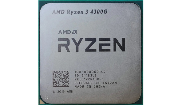 AMD Ryzen 3 PRO 4C/8T 4300G (3.8/4.0GHz Boost,4MB,65W,AM4, Radeon Graphics) BOX - 576628