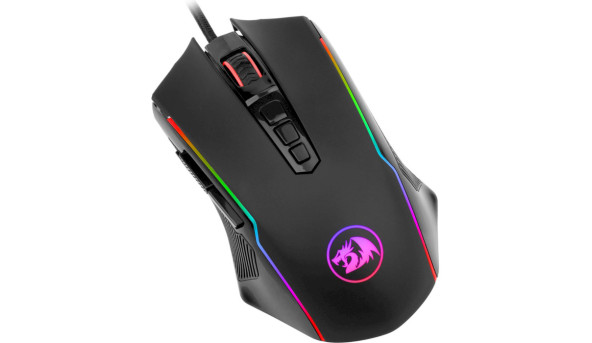 Мишка Redragon Ranger M910-K, ігрова, 12400dpi., 9кн., RGB, чорна - 576670