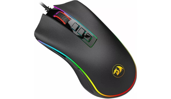 Мишка Redragon Cobra FPS, M711-2, ігрова, 12400dpi., 8кн., RGB, чорна - 576672