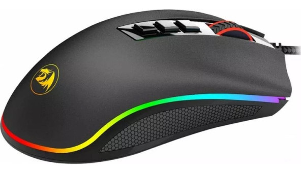 Мишка Redragon Cobra FPS, M711-2, ігрова, 12400dpi., 8кн., RGB, чорна - 576672