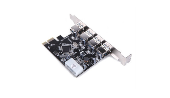 PCI-E Контролер USB3.0 (4ext. Molex) VIA, RTL