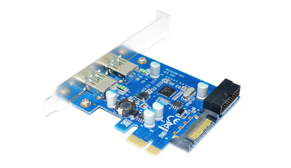 PCI-E Контролер USB3.0 (2ext. 19pin. SATA) NEC, RTL