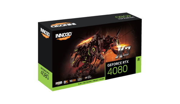 GeForce RTX4080 Inno3D X3, 16GB GDDR6X, 256bit, PCI Express - 576769