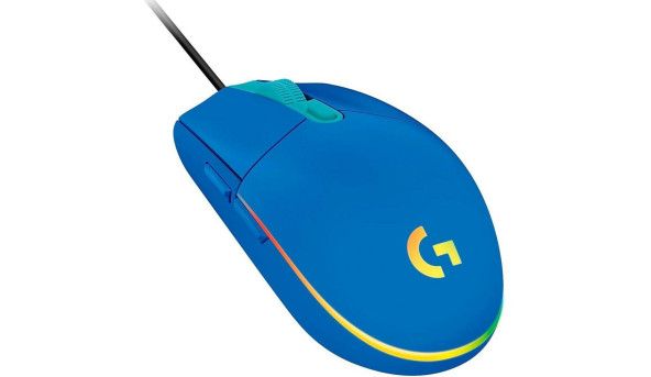 Мишка Logitech G102 Lightsync USB синя - 576795