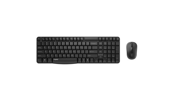 Комплект клавіатура+мишка Rapoo X1800S wireless USB Black