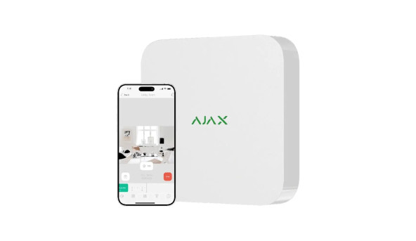 Мережевий відеореєстратор Ajax NVR (8ch) (8EU) White