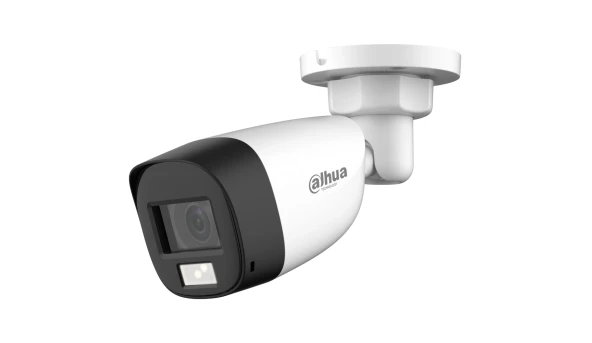 Вулична камера HDCVI Dahua DH-HAC-HFW1500CLP-IL-A (2.8мм) 5 МП Smart Dual Light White