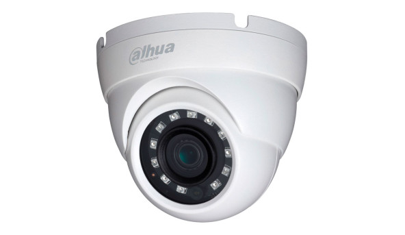 HD-CVI відеокамера купольна Dahua DH-HAC-HDW1200MP (3.6мм) White
