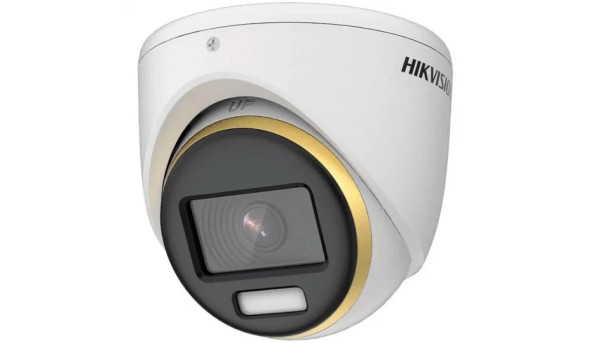 HD-TVI відеокамера купольна Hikvision DS-2CE70DF3T-PF (3.6 мм) White