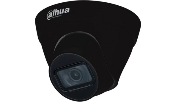 IP-відеокамера купольна Dahua DH-IPC-HDW1230T1-S5-BE (2.8) Black